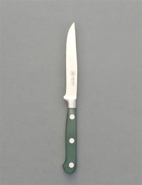 gucci steak knives with green handles